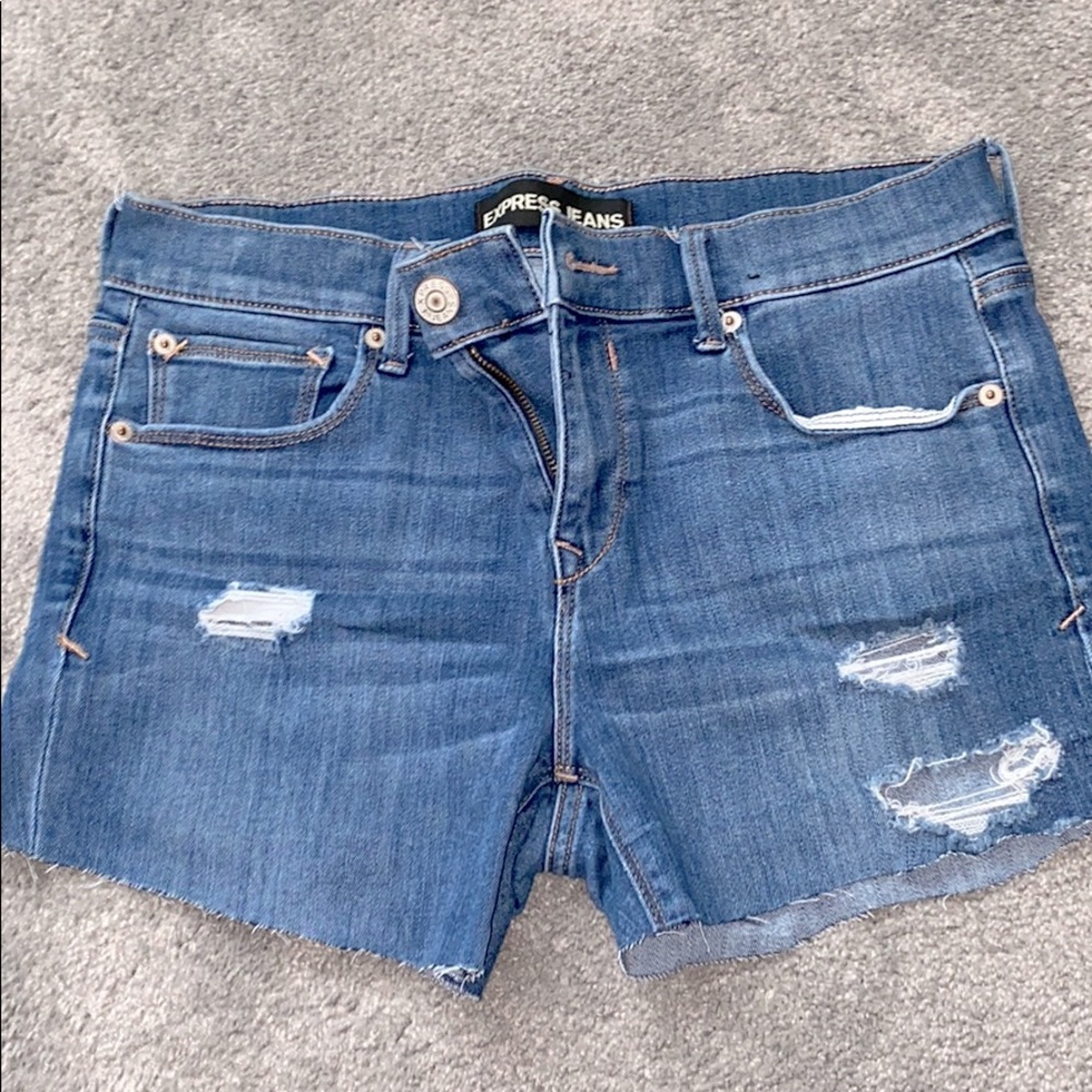 Express jean shorts